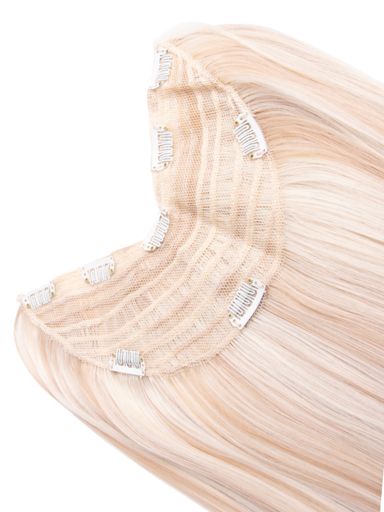 V-Shaped One Piece 20″ Straight Synthetic Clip-In Hair Extensions