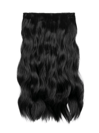 Premium Synthetic Fibre – One Piece 22" Natural Wave Clip-In Hair Extensions - Vanessa