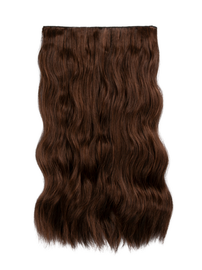 Premium Synthetic Fibre – One Piece 22" Natural Wave Clip-In Hair Extensions - Vanessa
