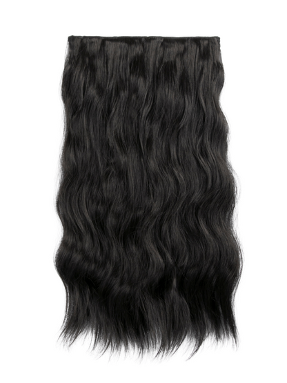 Premium Synthetic Fibre – One Piece 22" Natural Wave Clip-In Hair Extensions - Vanessa