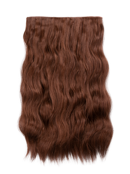 Premium Synthetic Fibre – One Piece 22" Natural Wave Clip-In Hair Extensions - Vanessa