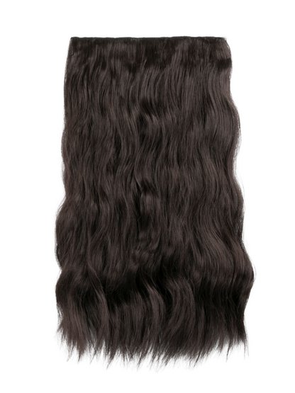 Premium Synthetic Fibre – One Piece 22" Natural Wave Clip-In Hair Extensions - Vanessa
