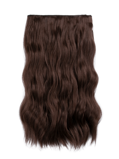 Premium Synthetic Fibre – One Piece 22" Natural Wave Clip-In Hair Extensions - Vanessa