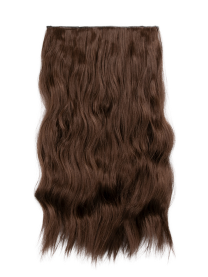 Premium Synthetic Fibre – One Piece 22" Natural Wave Clip-In Hair Extensions - Vanessa