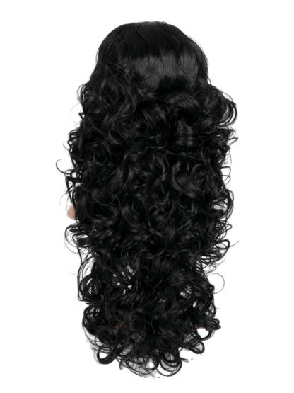 Victoria Mega Tight Curl Synthetic Half Head Wig