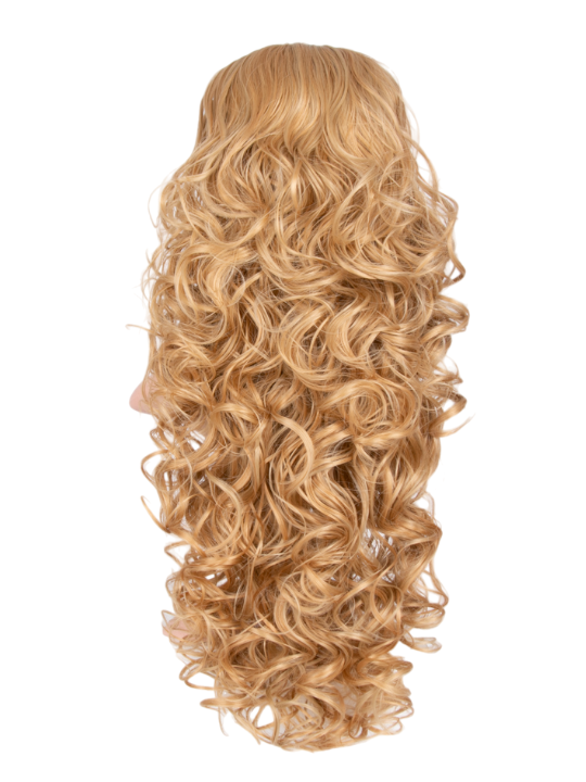 Victoria Mega Tight Curl Synthetic Half Head Wig