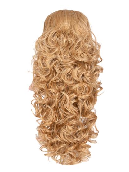 Victoria Mega Tight Curl Synthetic Half Head Wig