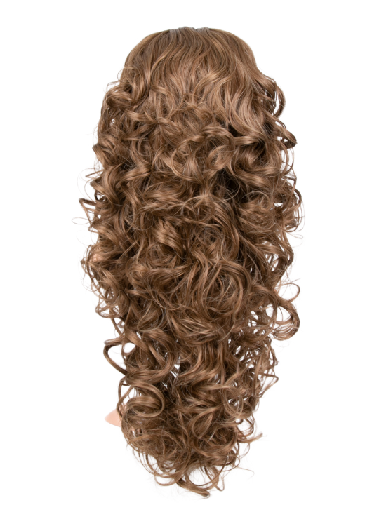 Victoria Mega Tight Curl Synthetic Half Head Wig