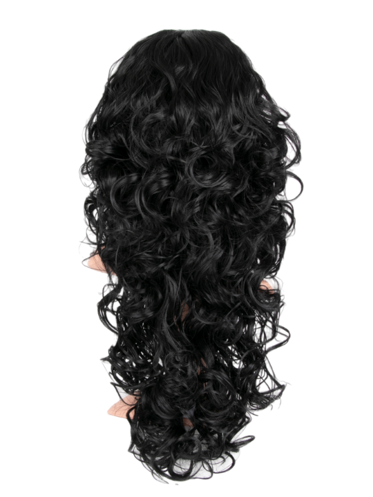 Victoria Mega Tight Curl Synthetic Half Head Wig