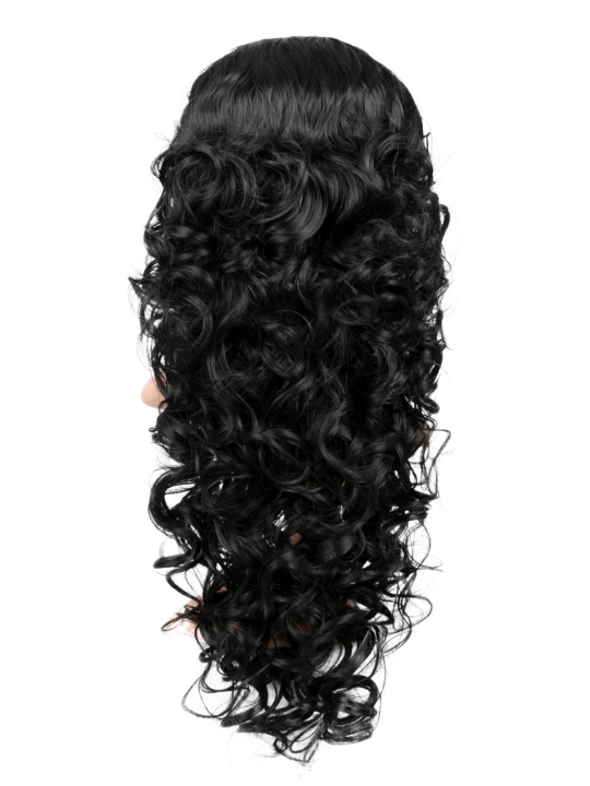 Victoria Mega Tight Curl Synthetic Half Head Wig