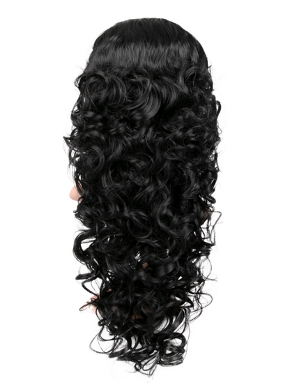 Victoria Mega Tight Curl Synthetic Half Head Wig