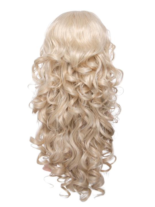 Victoria Mega Tight Curl Synthetic Half Head Wig