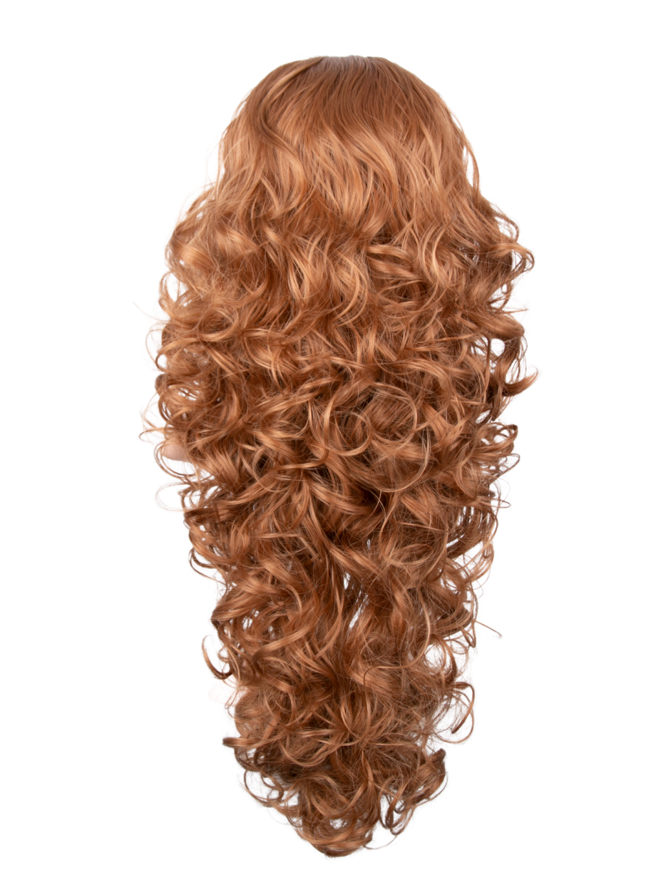 Victoria Mega Tight Curl Synthetic Half Head Wig