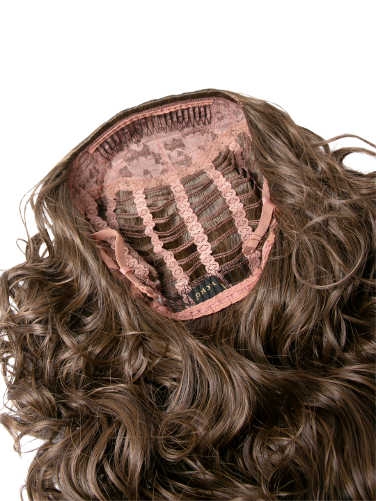 Victoria Mega Tight Curl Synthetic Half Head Wig