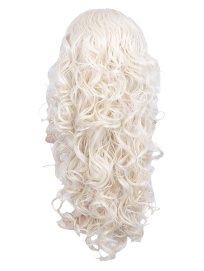 Victoria Mega Tight Curl Synthetic Half Head Wig