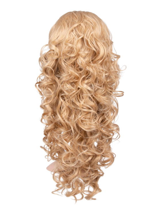 Victoria Mega Tight Curl Synthetic Half Head Wig