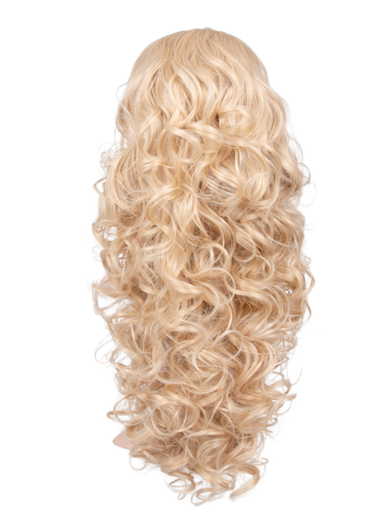 Victoria Mega Tight Curl Synthetic Half Head Wig