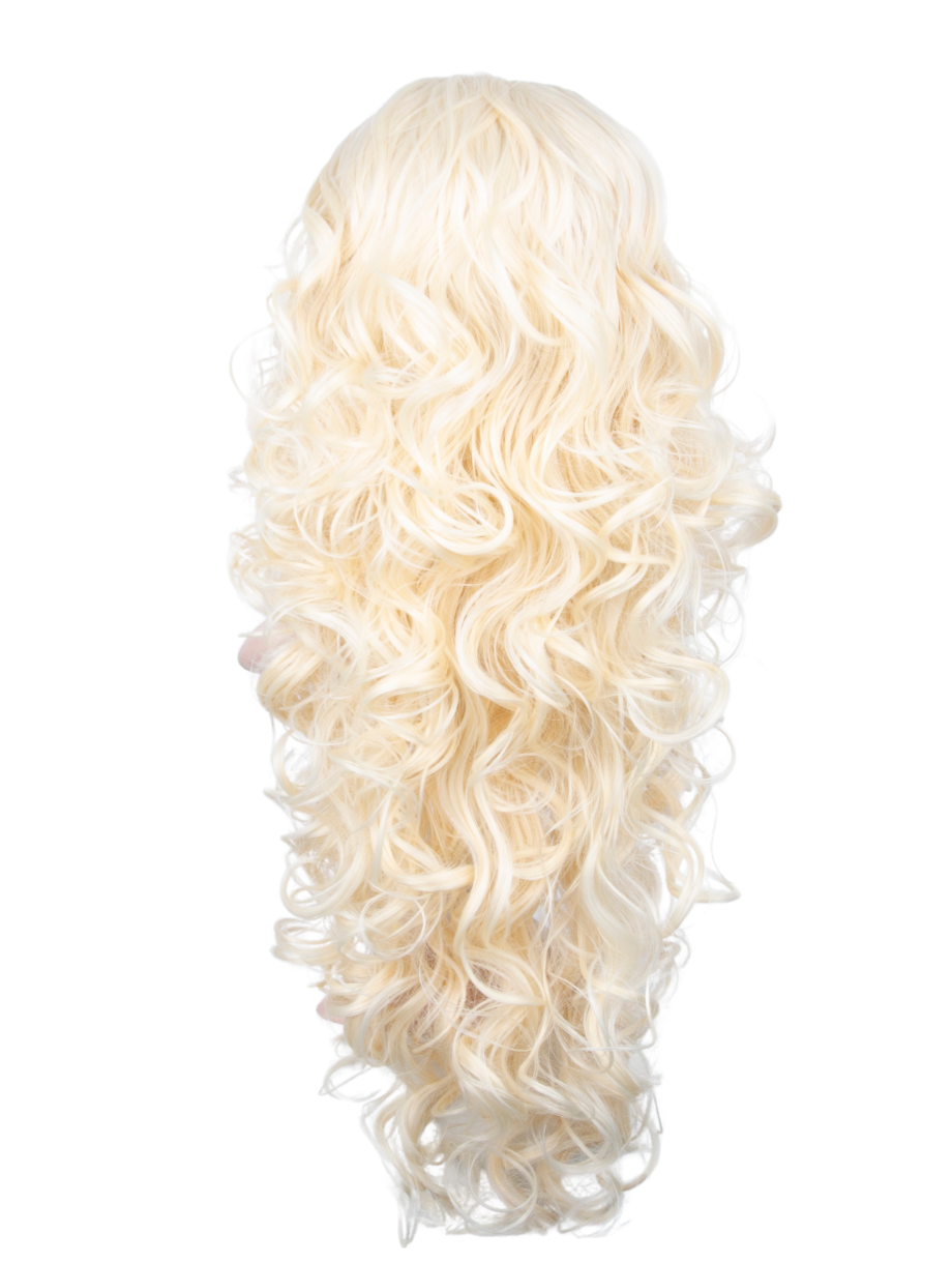 Victoria Mega Tight Curl Synthetic Half Head Wig