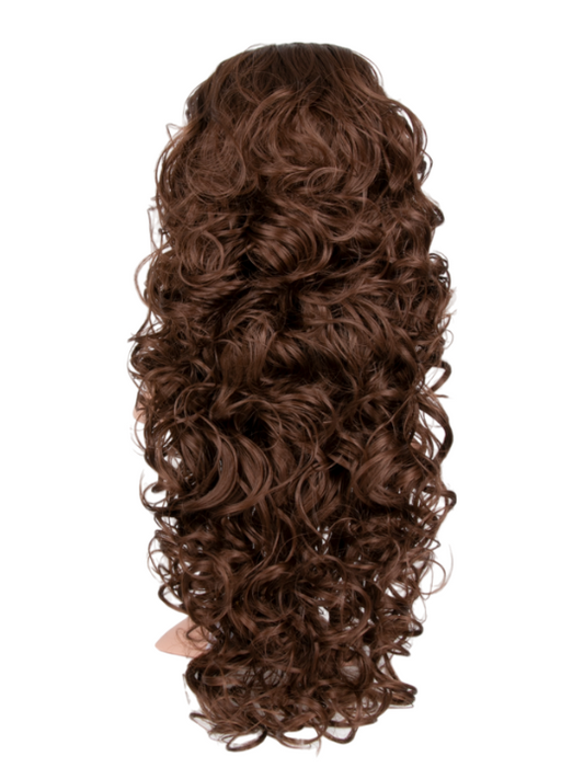 Victoria Mega Tight Curl Synthetic Half Head Wig