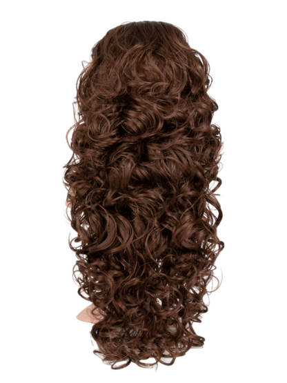 Victoria Mega Tight Curl Synthetic Half Head Wig