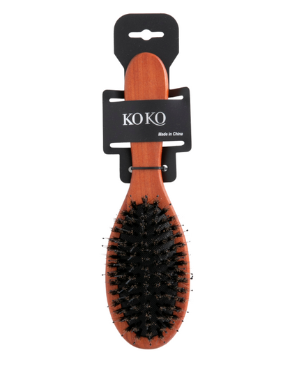 Wooden Bristle Hair Brush - Style T/ V114