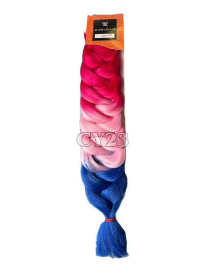 Colourful Jumbo Braids