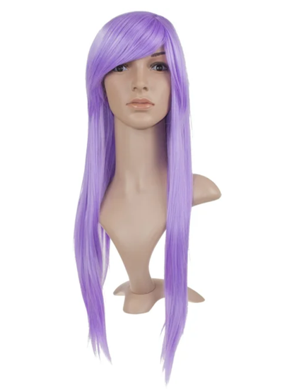 Straight 26" Colour Party Wig with Fringe - 6278C
