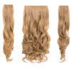 Three Pieces Curly Clip in Extension Heat Resistance Synthetic Hair
