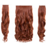 Three Pieces Curly Clip in Extension Heat Resistance Synthetic Hair
