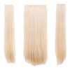 Three Pieces Natural Straight Clip in Extension