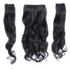 Three Pieces Curly Clip in Extension Heat Resistance Synthetic Hair- G846C/G3C - Natural Black 1B
