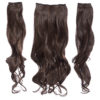 Three Pieces Curly Clip in Extension Heat Resistance Synthetic Hair- G846C/G3C - Warm Brunette 2/30