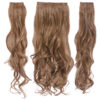 Three Pieces Curly Clip in Extension Heat Resistance Synthetic Hair- G846C/G3C - Mix Auburn 26/30