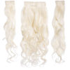 Three Pieces Curly Clip in Extension Heat Resistance Synthetic Hair- G846C/G3C - Pure Blonde 613
