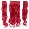 Three Pieces Curly Clip in Extension Heat Resistance Synthetic Hair- G846C/G3C - Red Red