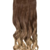 Ombre Curly One Weft Clip In Dip Dye Extension