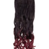 Ombre Curly One Weft Clip In Dip Dye Extension