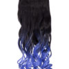 Ombre Curly One Weft Clip In Dip Dye Extension