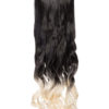 Ombre Curly One Weft Clip In Dip Dye Extension