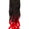 Ombre Curly One Weft Clip In Dip Dye Extension