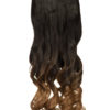 Ombre Curly One Weft Clip In Dip Dye Extension