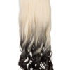 Ombre Curly One Weft Clip In Dip Dye Extension