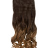 Ombre Curly One Weft Clip In Dip Dye Extension