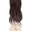 Ombre Curly One Weft Clip In Dip Dye Extension