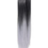 Dip Dye Straight Claw clip Ponytail