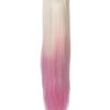 Dip Dye Straight Claw clip Ponytail