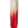 Dip Dye Straight Claw clip Ponytail