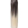 Dip Dye Straight Claw clip Ponytail
