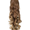 Curly Claw Clip Dip Dye Ponytail