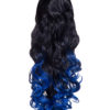 Curly Claw Clip Dip Dye Ponytail